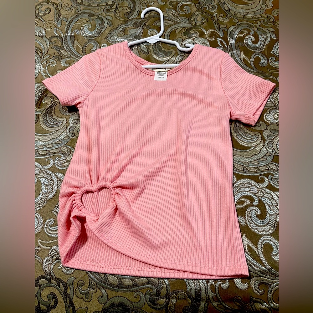 Forever Girl size 7/8, Pink blouse.